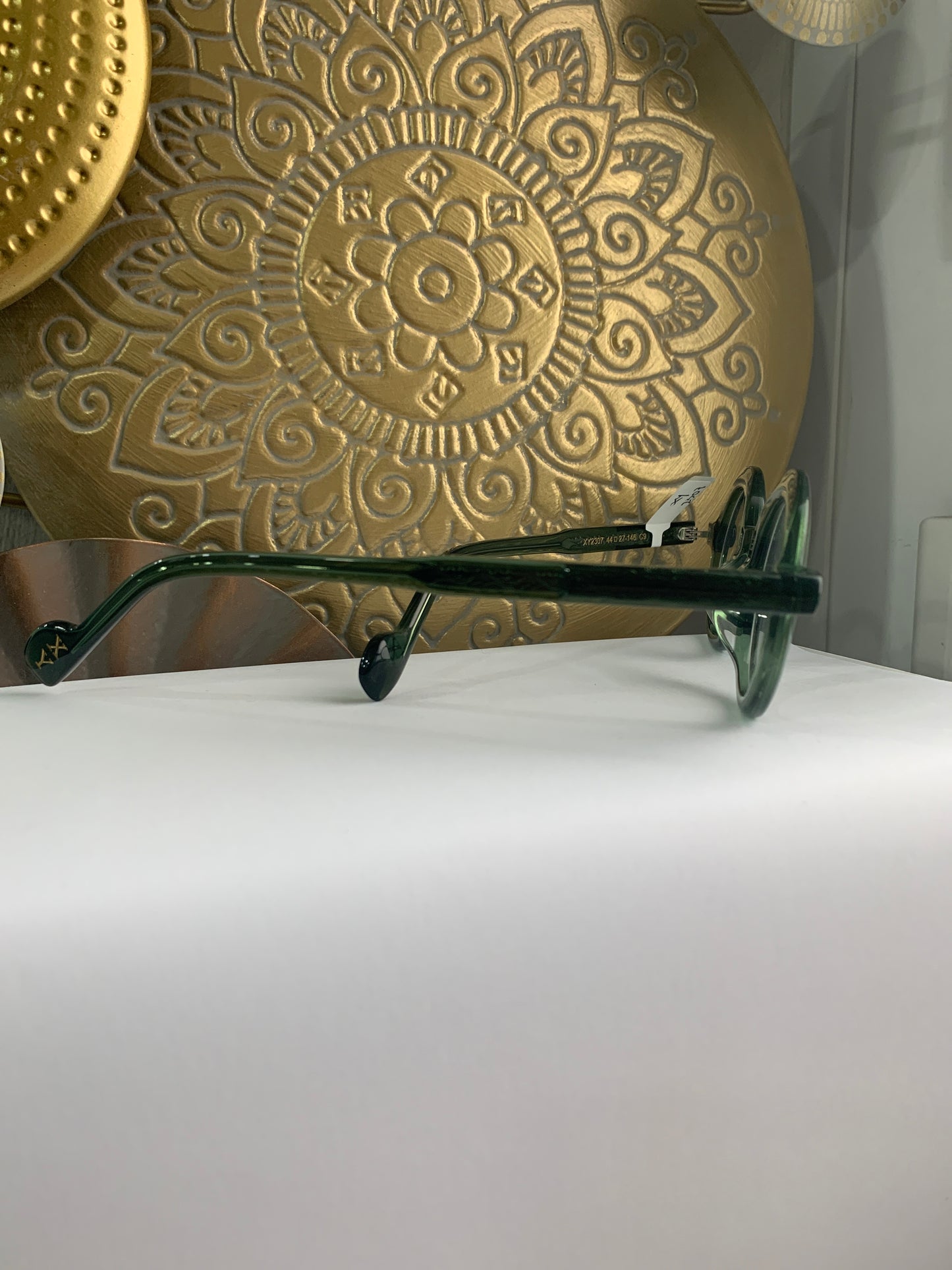 Exalt Cycle XY2307 occhiale da vista rotondo verde cristal asta
