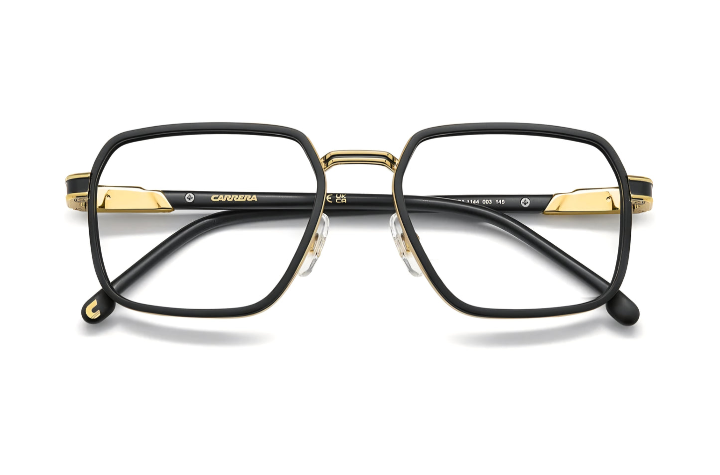 Carrera Vista 327 colore 003 nero con dettagli oro fronte