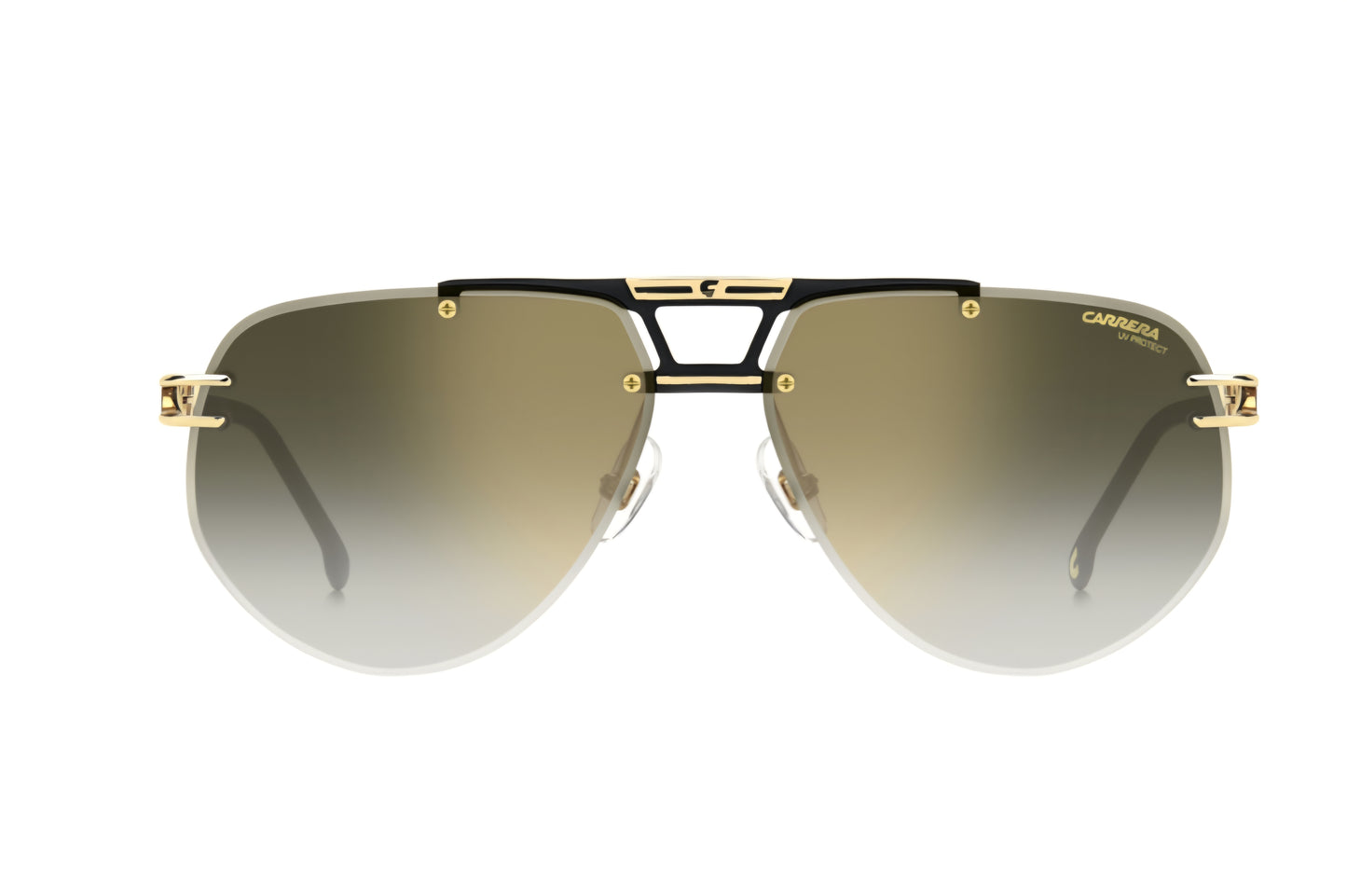 Carrera Sole 1087/S I46D6 laterale oro nero opaco frontale