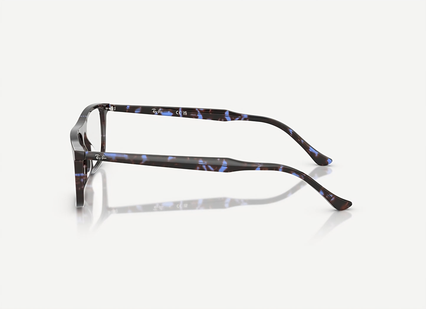 Montatura Ray-Ban RB 5440 colore tartarugato blu 8424 lato