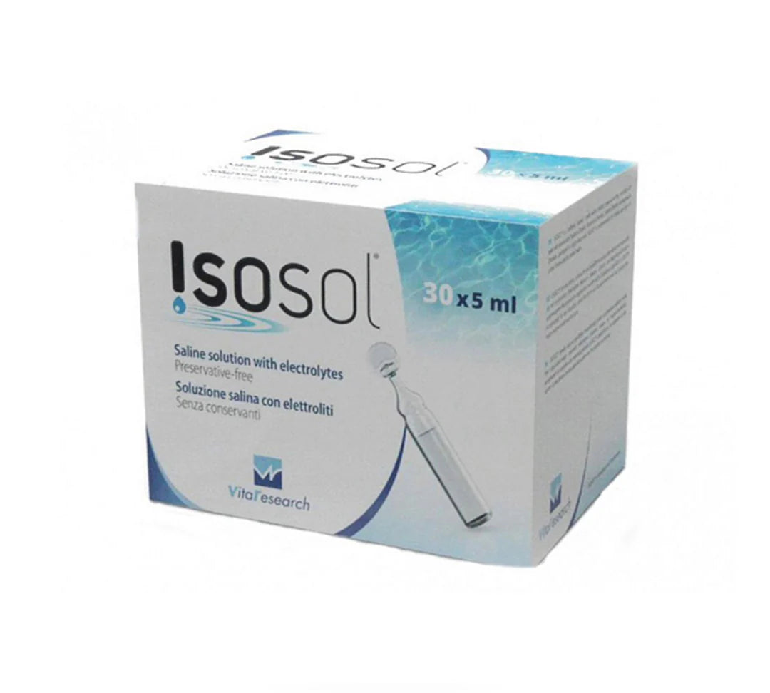 Isosol soluzione salina monodose per lenti a contatto 30x 5 ml