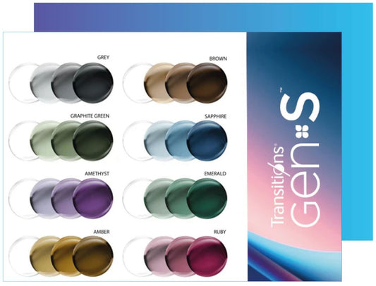 Guida completa alle lenti fotocromatiche Transitions. Scopri i nuovi colori disponibili, vantaggi, tecnologie XTRActive e come scegliere la lente giusta per te.