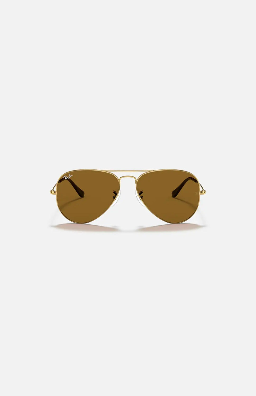 Ray-Ban Aviator Classic RB3025 occhiale da sole oro marrone frontale