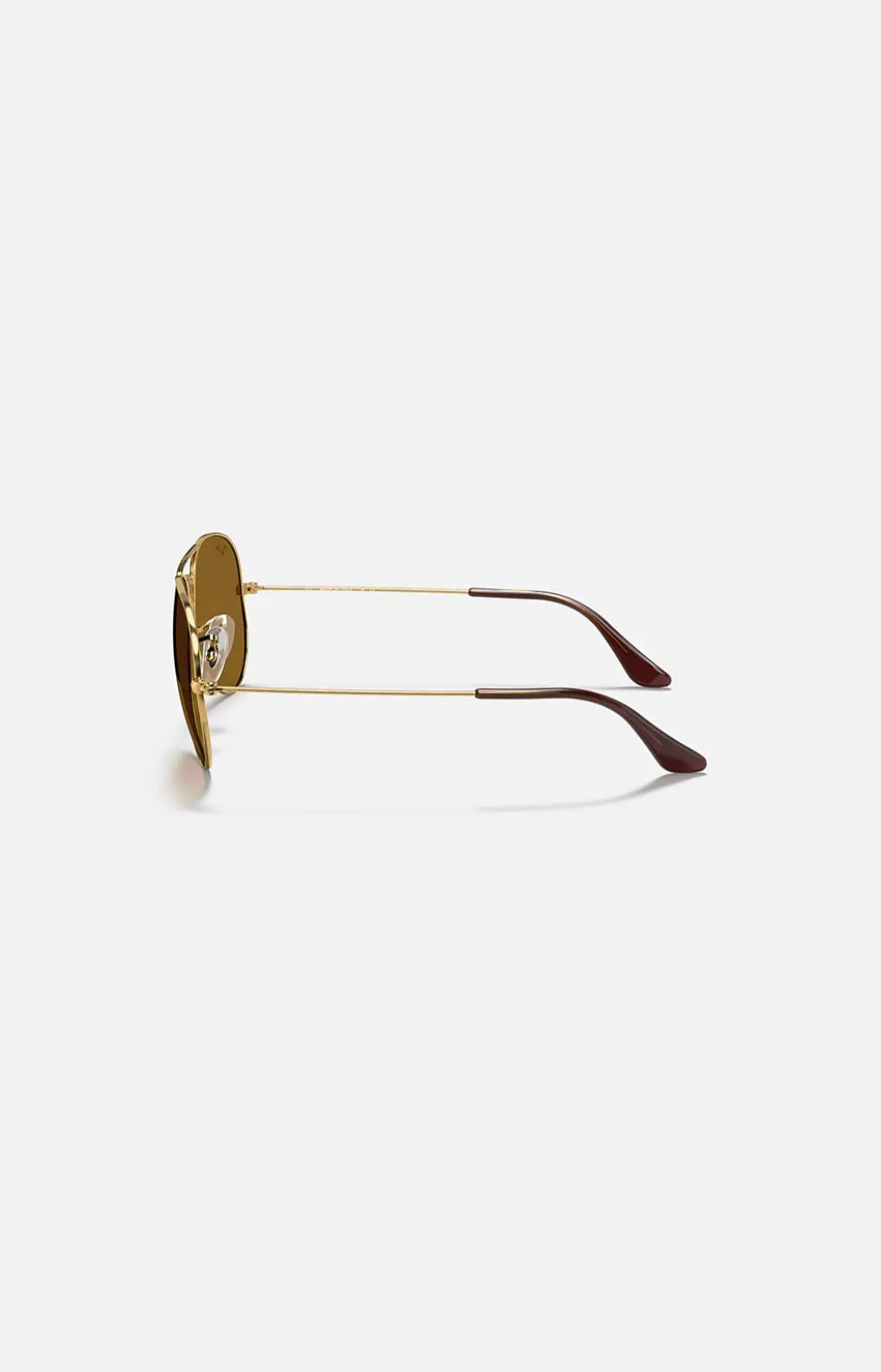 Ray-Ban Aviator Classic RB3025 occhiale da sole oro marrone laterale