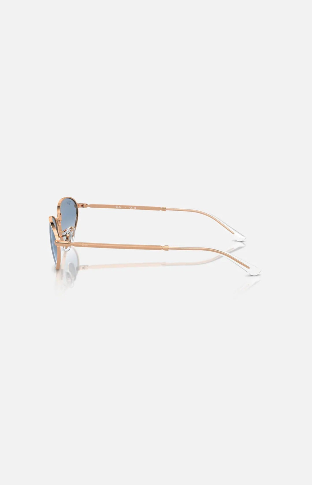 Ray-Ban RB3734 occhiale da sole oro rosa azzurro laterale