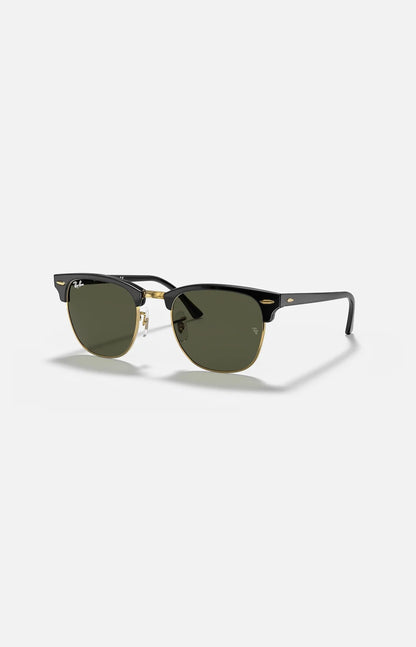 Ray-Ban Clubmaster Classic RB3016 occhiale da sole nero oro