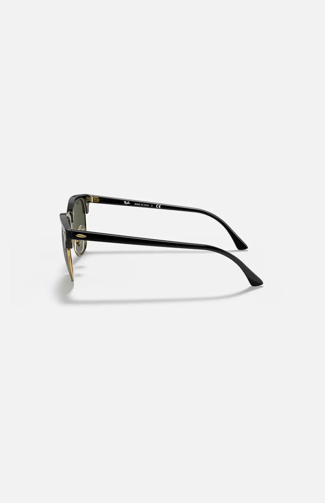 Ray-Ban Clubmaster Classic RB3016 occhiale da sole nero oro aste