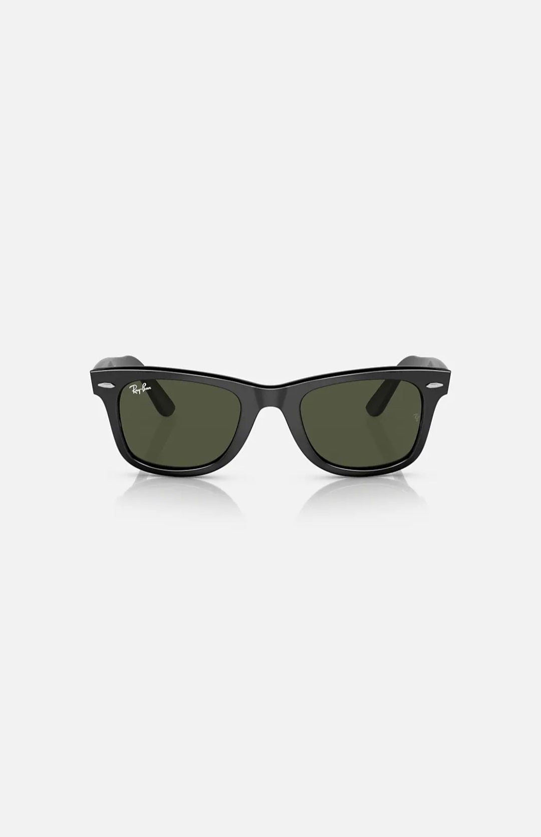 Ray-Ban Wayfarer RB2140 bio-acetate occhiale da sole nero frontale