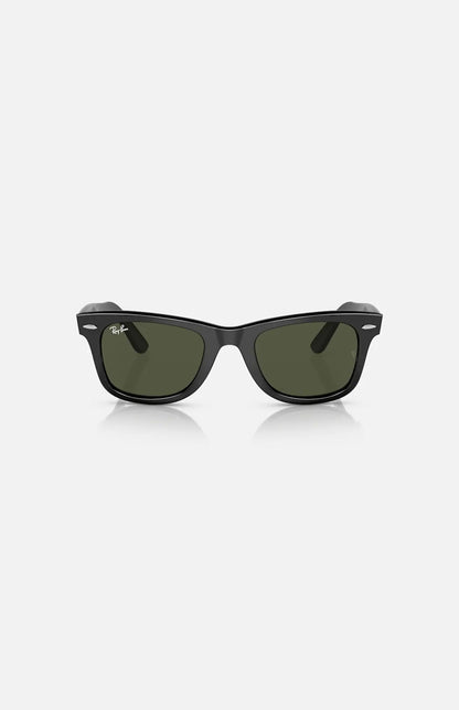 Ray-Ban Wayfarer RB2140 bio-acetate occhiale da sole nero frontale