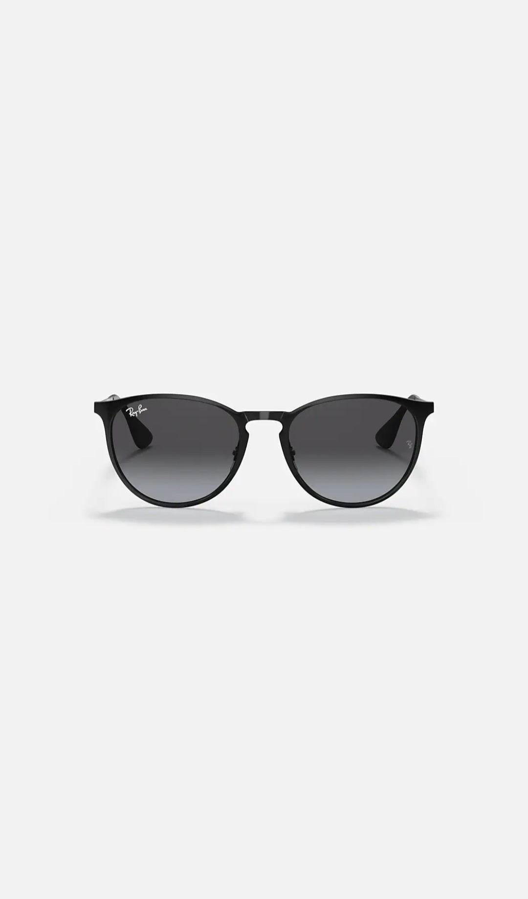 Ray-Ban Erika RB3539 occhiale da sole metallo nero frontale