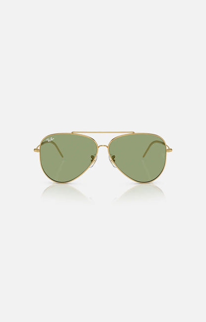 Ray-Ban Reverse RO101S occhiale da sole metallo oro frontale