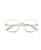 Polaroid D530 010 occhiale da vista metallo argento frontale