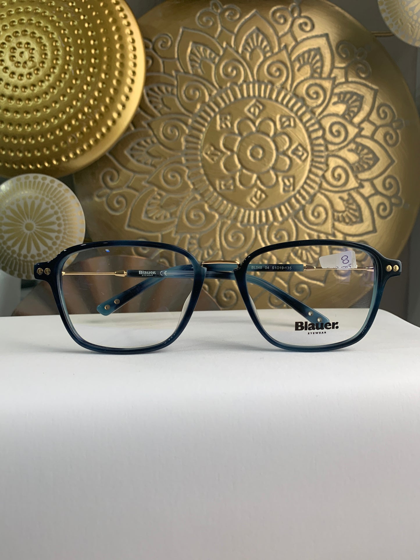 Blauer BL048 occhiale da vista celluloide blu