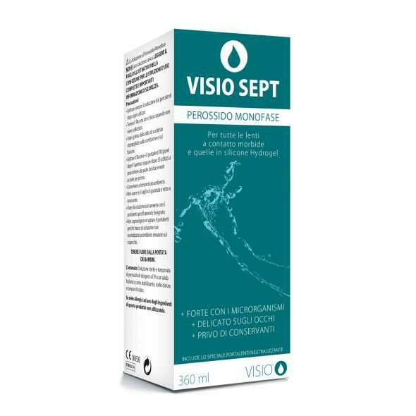 Visiosept perossido per lenti a contatto 360 ml