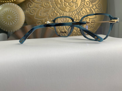 Blauer BL048 occhiale da vista aste blu dettaglio