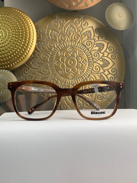 Blauer BL046 occhiale da vista marrone celluloide
