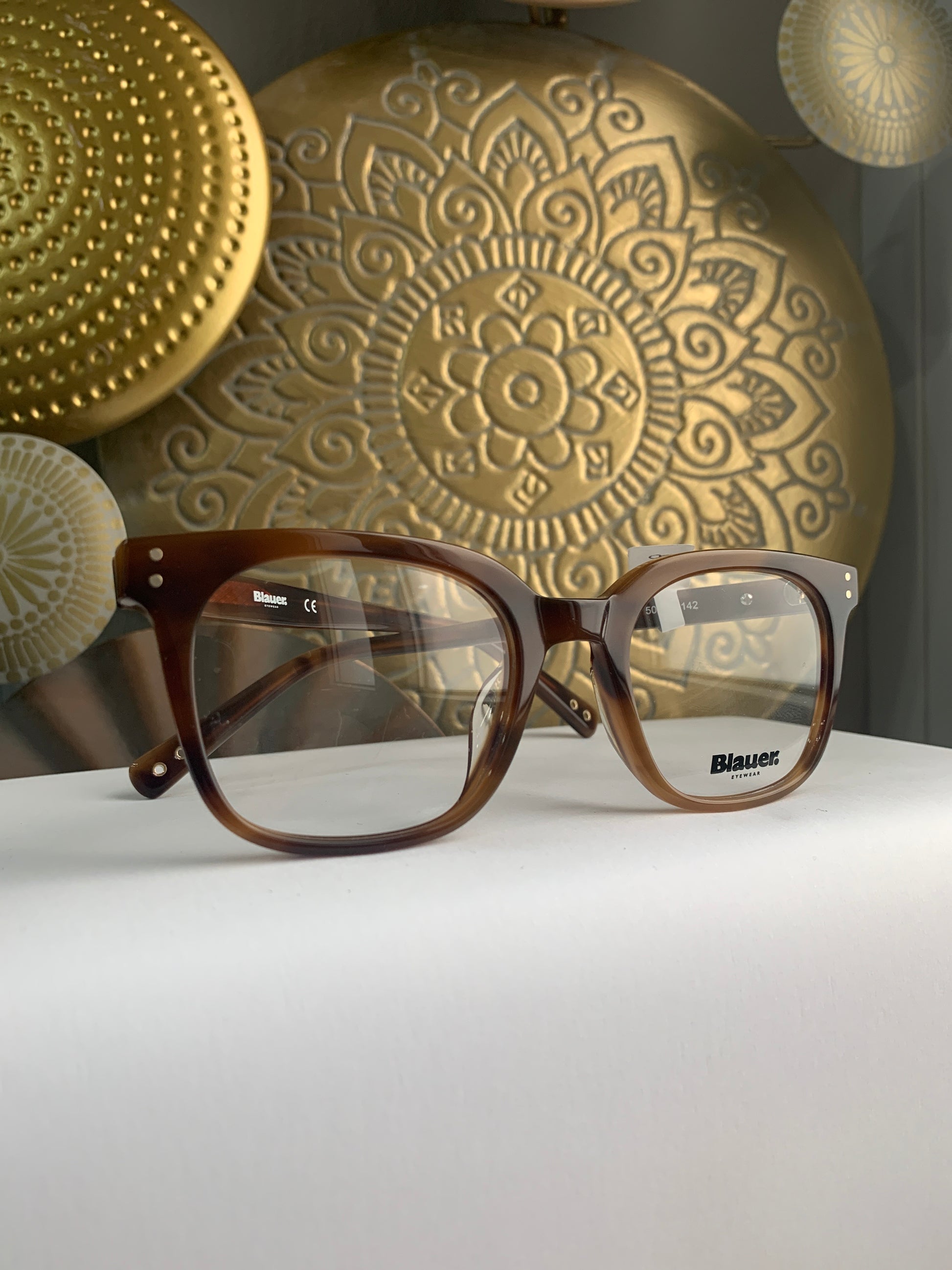 Blauer BL046 occhiale da vista marrone celluloide