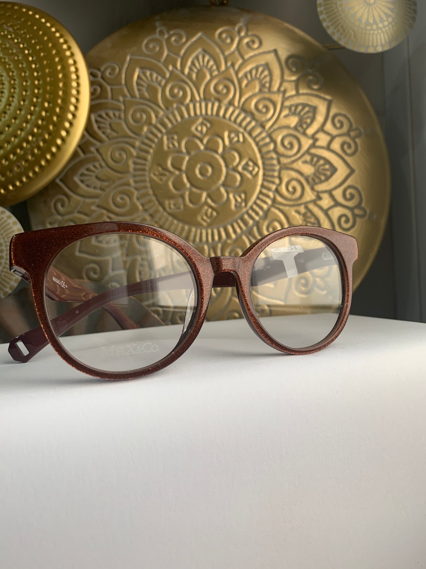 Max & Co 351 occhiale da vista laterale glitter