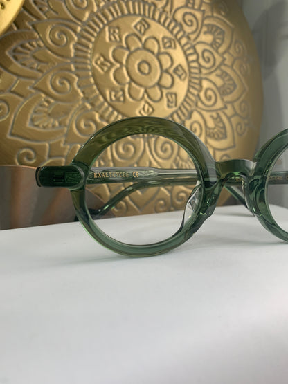 Exalt Cycle XY2307 occhiale da vista rotondo verde cristal dettaglio