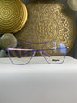 Blauer BL057 occhiale da vista metallo viola frontale
