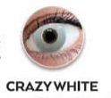 Lenti a contatto colorate giornaliere monouso Halloween - Cosplay - Carnevale white