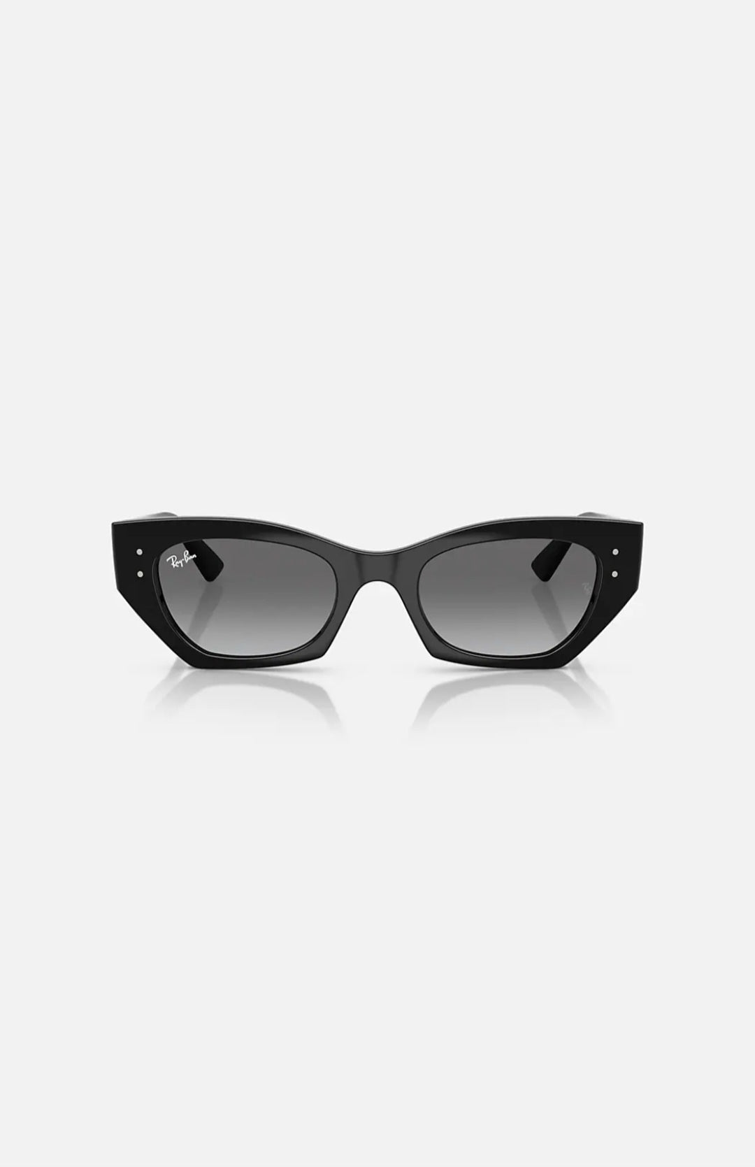 Ray-Ban Zena RB4430 occhiale da sole nero celluloide frontale