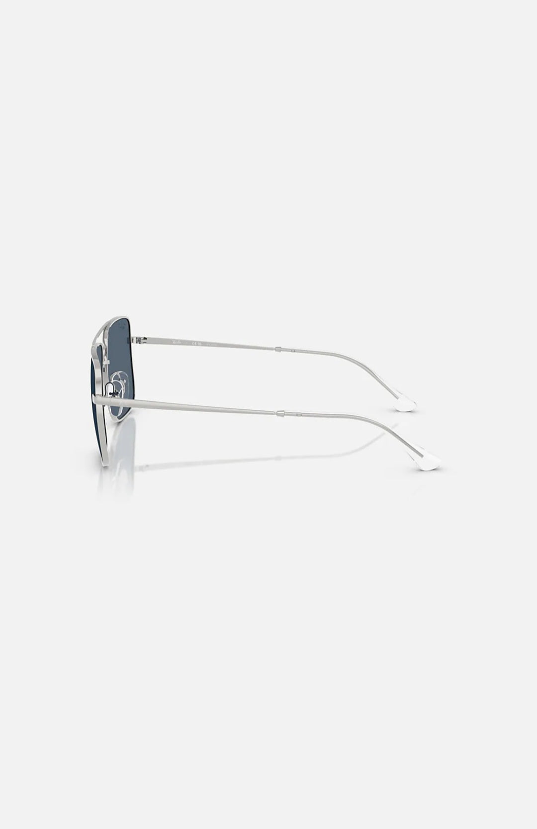 Ray-Ban Ari RB3758 0032V occhiale da sole metallo argento lenti blu aste