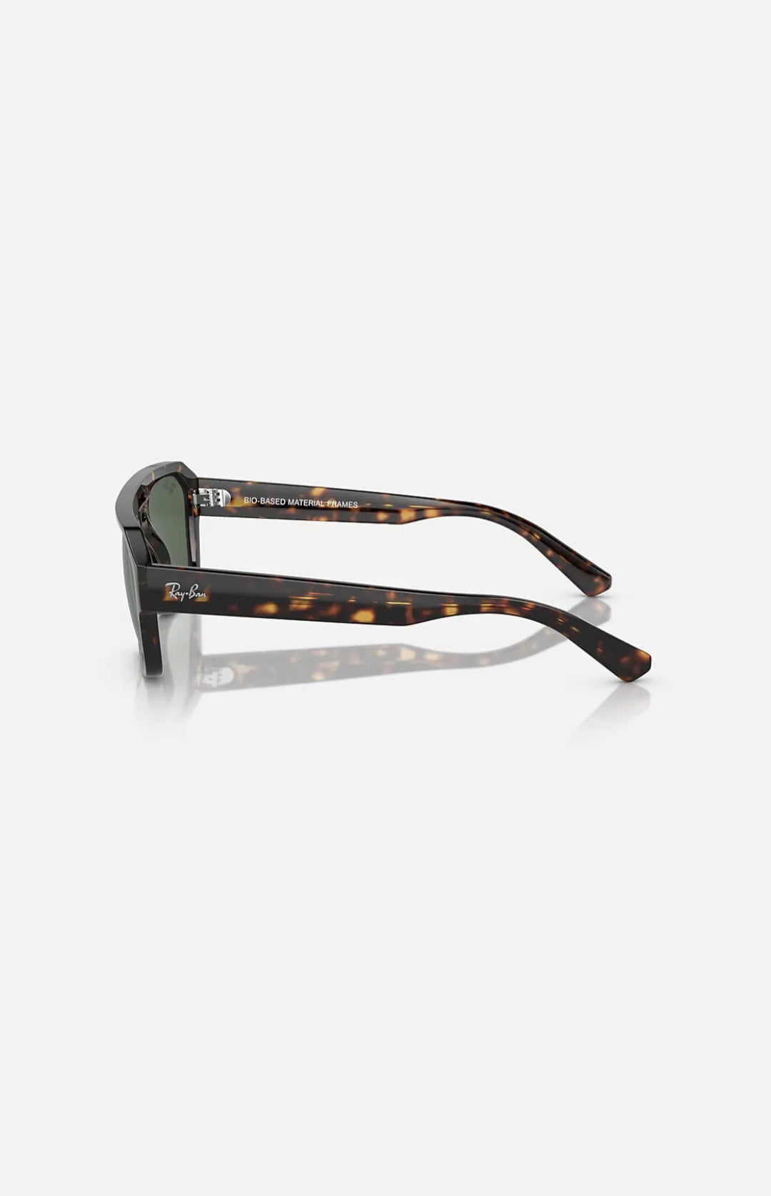 Ray-Ban Corrigan RB4397 Bio Based occhiale da sole tartarugato celluloide laterale
