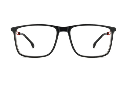 Carrera Vista 8924 colore OIT nero con dettagli rossi fronte
