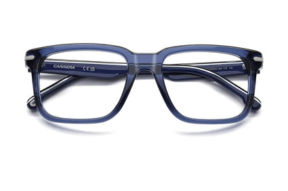 Carrera Vista 386 colore blu cristal con linee bianche sull'asta frontale