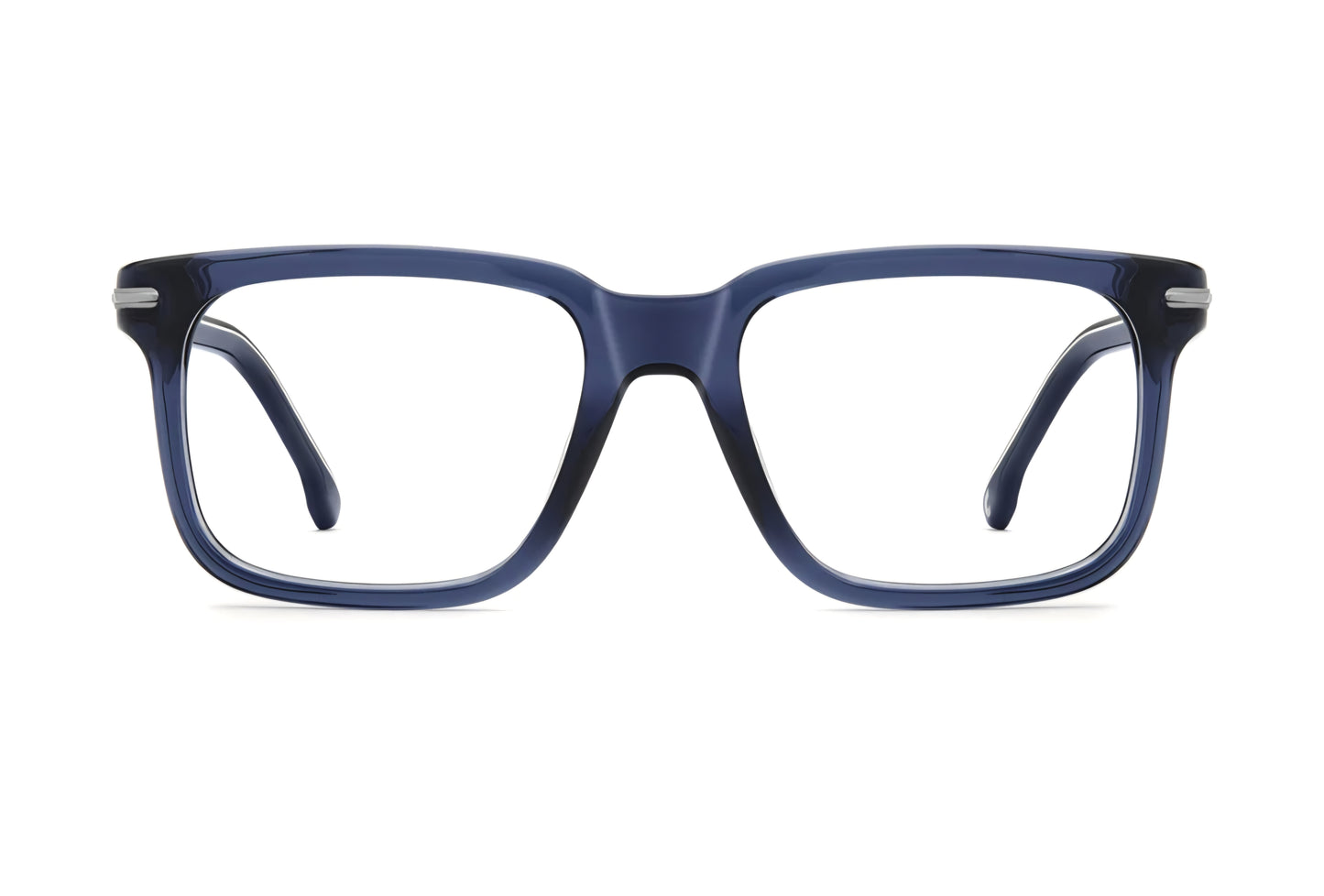 Carrera Vista 386 colore blu cristal con linee bianche sull'asta fronte
