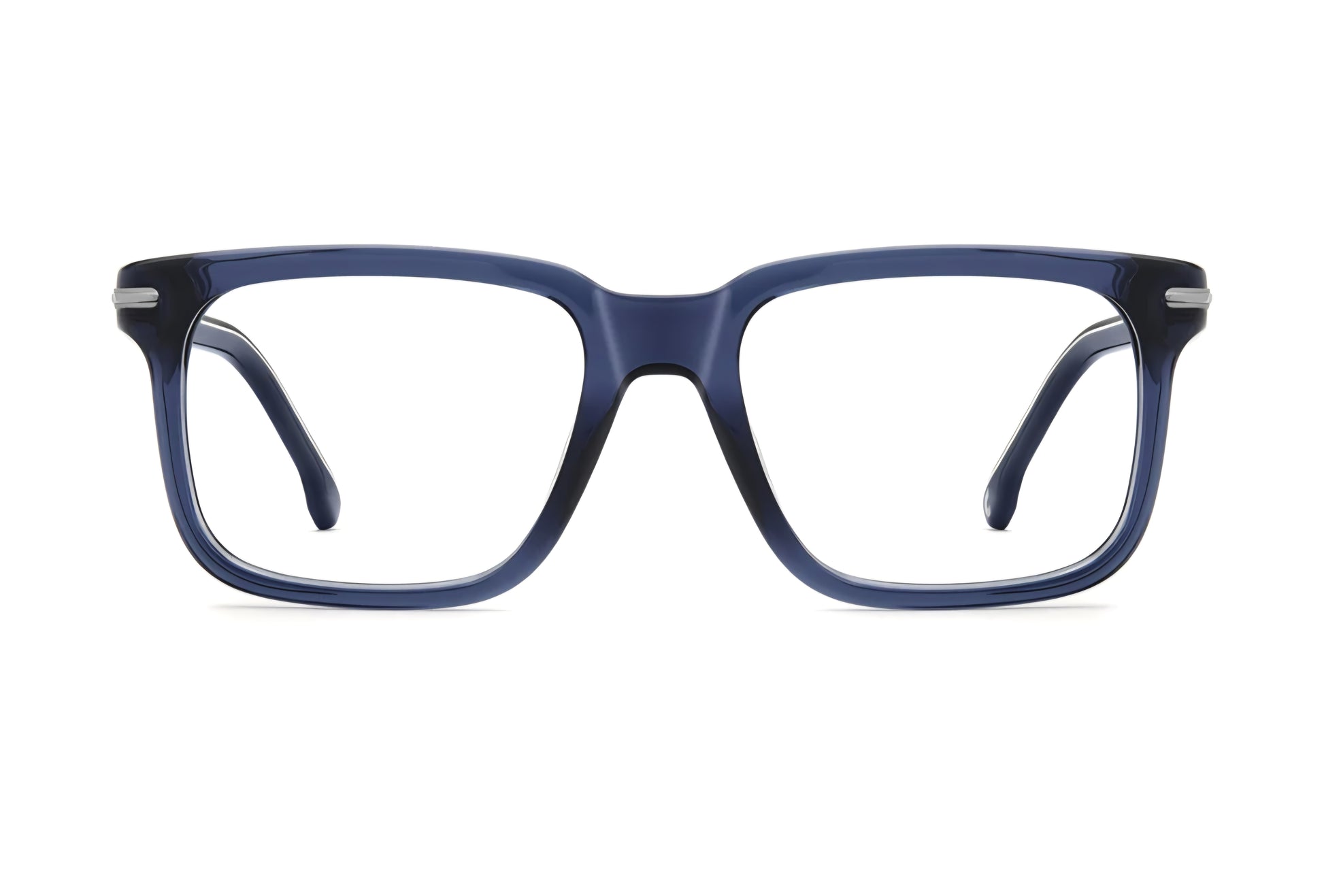 Carrera Vista 386 colore blu cristal con linee bianche sull'asta fronte