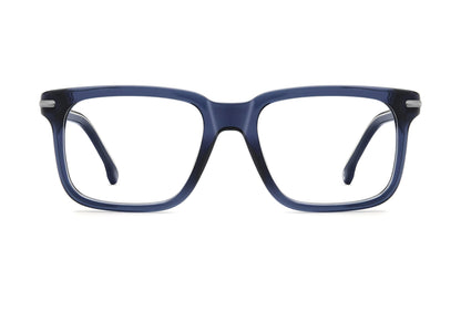 Carrera Vista 386 colore blu cristal con linee bianche sull'asta fronte