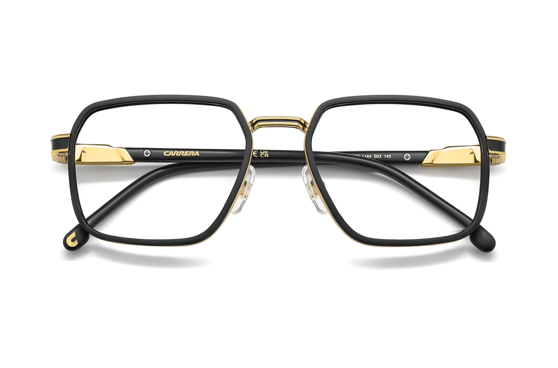 Carrera Vista 327 colore 003 nero con dettagli oro fronte