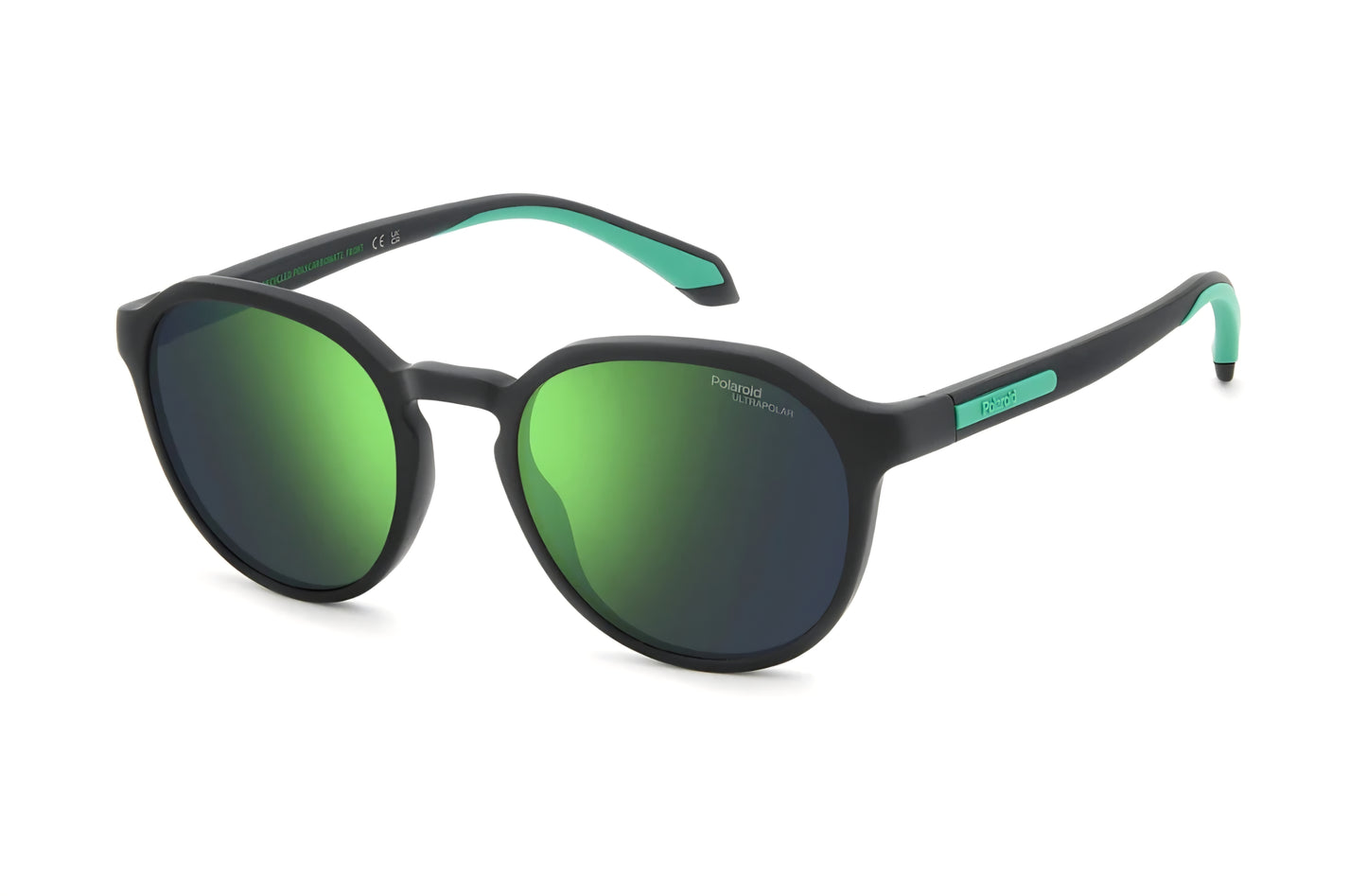 Occhiali da sole polarizzati Polaroid PLD2170/S/X 3OL78 con montatura tonda leggera lato