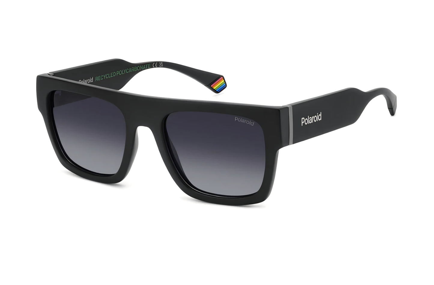 Occhiali da sole polarizzati Polaroid PLD6224/S/X 003WJ con montatura spessa lato