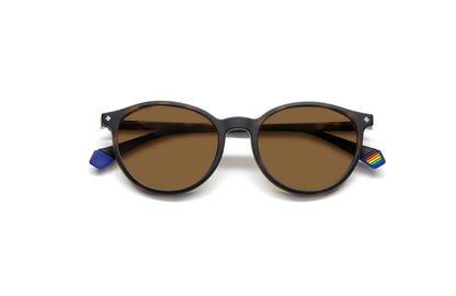 Occhiali da sole Polaroid PLD 6137/CS 08699 rotondo marrone frontale