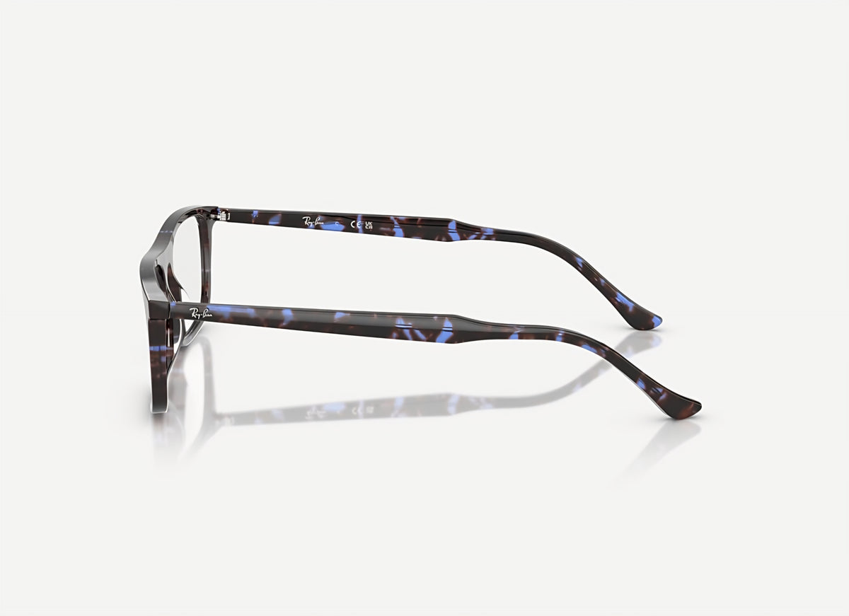 Montatura Ray-Ban RB 5440 colore tartarugato blu 8424 lato