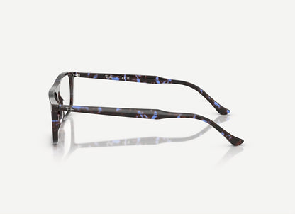 Montatura Ray-Ban RB 5440 colore tartarugato blu 8424 lato
