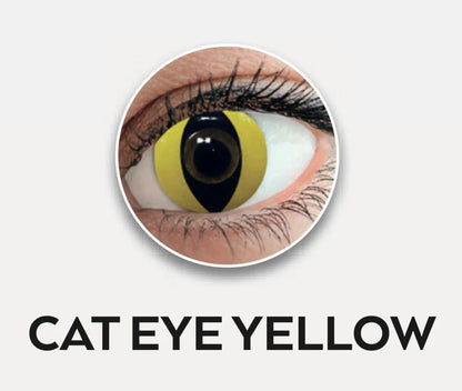 Lenti a contatto colorate giornaliere monouso Halloween - Cosplay - Carnevale cat yellow