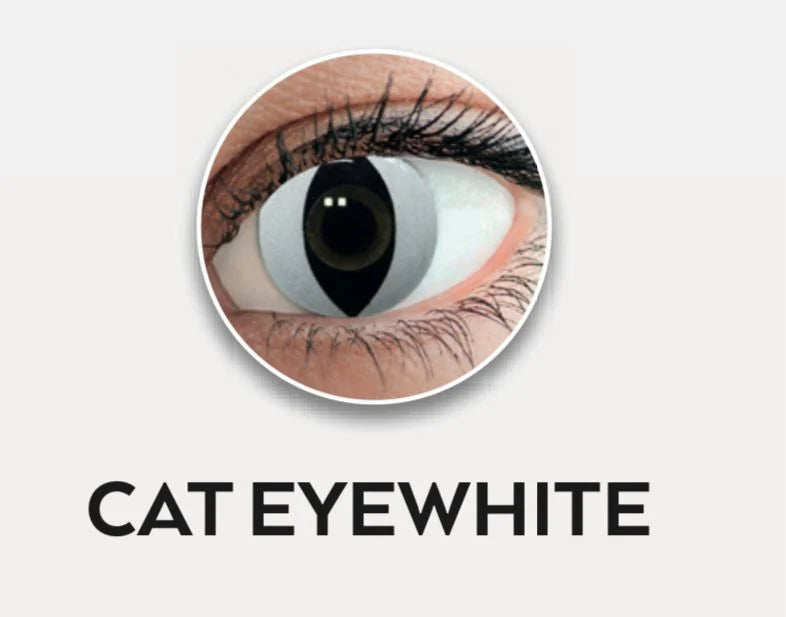 Lenti a contatto colorate giornaliere monouso Halloween - Cosplay - Carnevale cat white