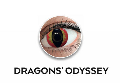 Lenti a contatto colorate giornaliere monouso Halloween - Cosplay - Carnevale dragon